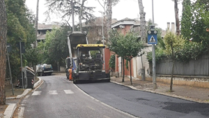 Lavori di rifacimento manto-stradale Viale Cortina d'Ampezzo