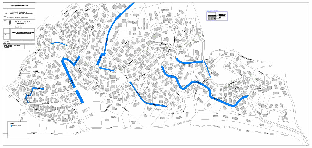 Mappa dei lavori