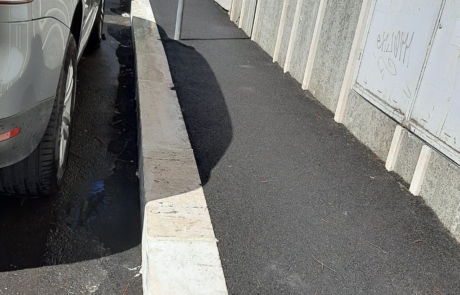 Rifacimento marciapiede Viale Cortina d'Ampezzo civico 190 -196